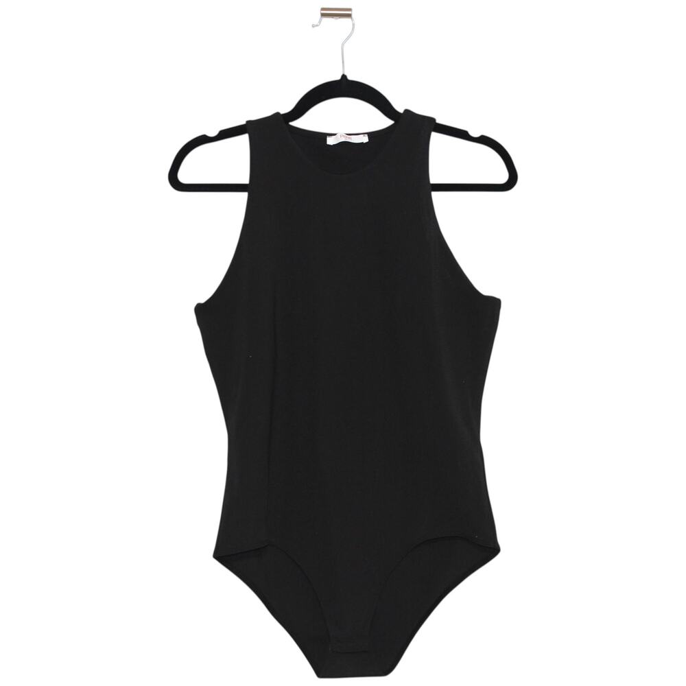 Penti Black Tank Top High Neck Bodysuit Size XLarge in Black